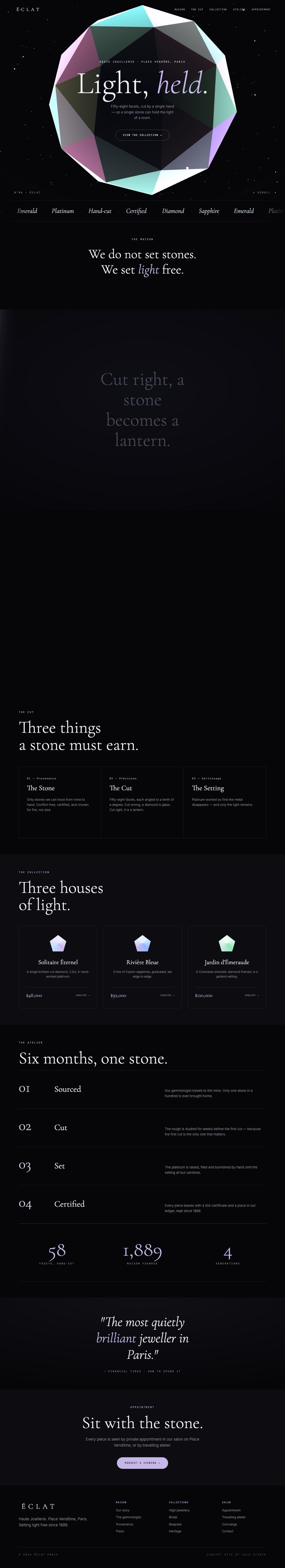 Éclat — jewellery concept